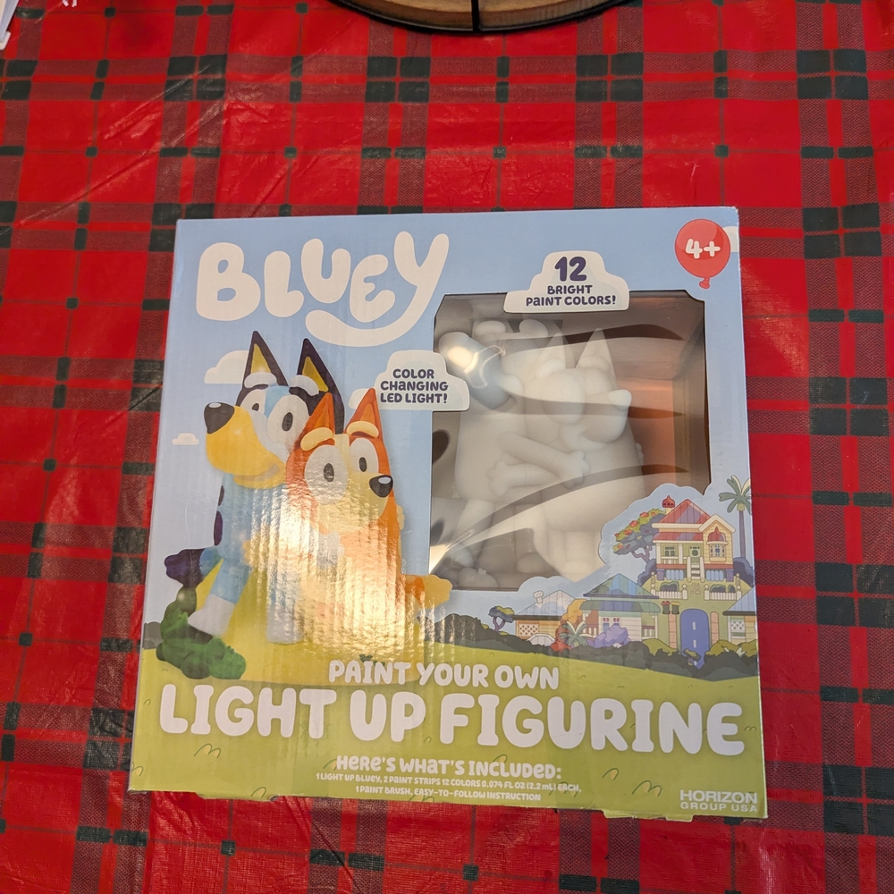Bluey Paint Your Own Light Up Figurine